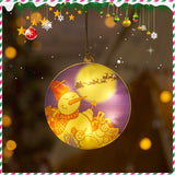 Holiday Decoration Arrangement Hanging Lights Christmas Tree - WOMONA.COM