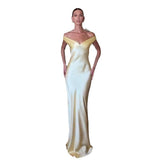 Elegant Sexy Backless Tube Top Off-shoulder Dress