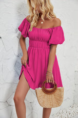 Women's Elegant Slim Waist Dress - WOMONA.COM