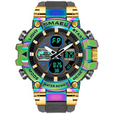 Colorful Alloy Watch Men's Outdoor - WOMONA.COM