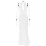 Summer Halter V-neck Lace Up Fashion Backless Dress