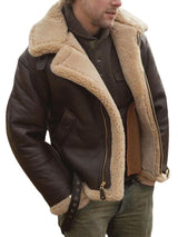 Men's Fashion One-piece Thickened Furry Jacket - WOMONA.COM