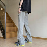 New Mid-waist Casual Pants Loose Trousers - WOMONA.COM