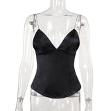 Waist Waistcoat Hot Girl T-shirt - WOMONA.COM