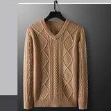 Men's Thickened Thermal Base Sweater - WOMONA.COM