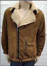 Men's Fashion One-piece Thickened Furry Jacket - WOMONA.COM