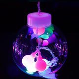 Led Wish Orbs Lighting Chain Star Moon Curtain Light Starry Sky - WOMONA.COM