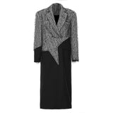 Women's Five-pointed Star Mid-length Trench Coat - WOMONA.COM
