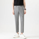 Casual Small Trousers Stretch Pencil Pants Men's - WOMONA.COM