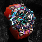 Colorful Alloy Watch Men's Outdoor - WOMONA.COM