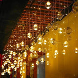 Led Wish Orbs Lighting Chain Star Moon Curtain Light Starry Sky - WOMONA.COM