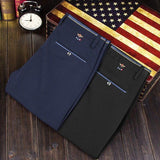 Suit Pants Middle-aged High Elastic Casual Pants - WOMONA.COM