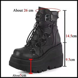 Platform Gothic Mid-calf Boots For Women Boots - WOMONA.COM