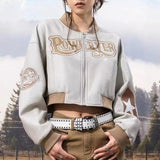 Niche Leather Jacket Hot Girl Top - WOMONA.COM