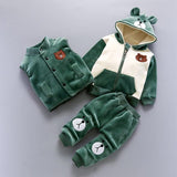 Three-piece Set Of Baby Clothes For Children - WOMONA.COM