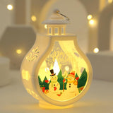 Christmas Candle Lamp Romantic Ornaments - WOMONA.COM