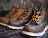Retro Mark Head Work Boots Casual Martin Men - WOMONA.COM