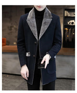 Fur And Leather Overcoat Male - WOMONA.COM