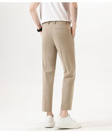 Casual Small Trousers Stretch Pencil Pants Men's - WOMONA.COM