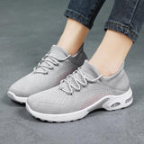Lace-up Air Cushion Sneakers Women - WOMONA.COM