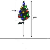 Solar Christmas Tree Lamp Garden Decoration - WOMONA.COM