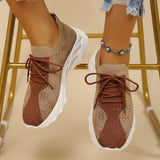 Casual Light Lace-up Sneakers For Women - WOMONA.COM