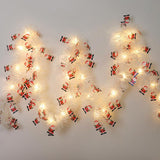 Christmas Ribbon Strip Light Band Atmosphere String - WOMONA.COM