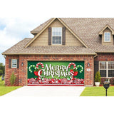Christmas Background Hanging Cloth Garage - WOMONA.COM