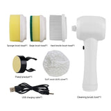 Electric Cleaning Brush 4 In 1 Spinning Scrubber Handheld Electric Cordless