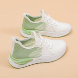 Sneakers Breathable Comfortable Hollowed Out Flying Mesh Surface - WOMONA.COM
