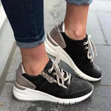 Women Cozy Tinck-soled Sports Shoes - WOMONA.COM