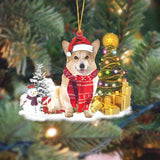 Christmas Family Puppies Decorate Trees With Lights - WOMONA.COM