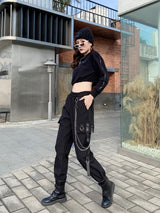 Streamer Casual Pocket Harlan Overalls - WOMONA.COM