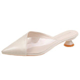 Stitching Outer Wear Fashionable Slippers - WOMONA.COM