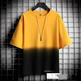 Hong Kong style loose T-shirt men - WOMONA.COM