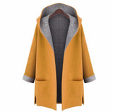 Hooded cardigan - WOMONA.COM