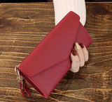 heart-shaped pendant simple fashion women's wallet - WOMONA.COM