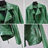Leather Jacket Women - WOMONA.COM