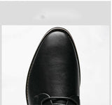 Men's Leather Shoes Inner Height - WOMONA.COM