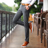 Men's cotton and linen pants - WOMONA.COM