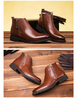 Plus Velvet Thick Snow Boots Men - WOMONA.COM