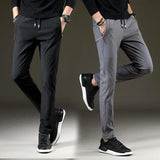Ice silk men's casual pants - WOMONA.COM