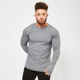 Long-sleeved T-shirt for men - WOMONA.COM