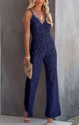 Casual Suspender Jumpsuit - WOMONA.COM