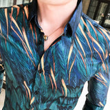Flower Casual shirt men - WOMONA.COM