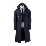 Men's Trench Coat Super Long Over - WOMONA.COM