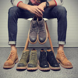 Men Oxford Business Formal Dress Leather Shoes Mers - WOMONA.COM