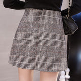 Women's Woolen Skirt - WOMONA.COM