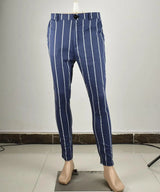 Striped men's casual pants - WOMONA.COM