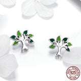 Heart stud earrings - WOMONA.COM